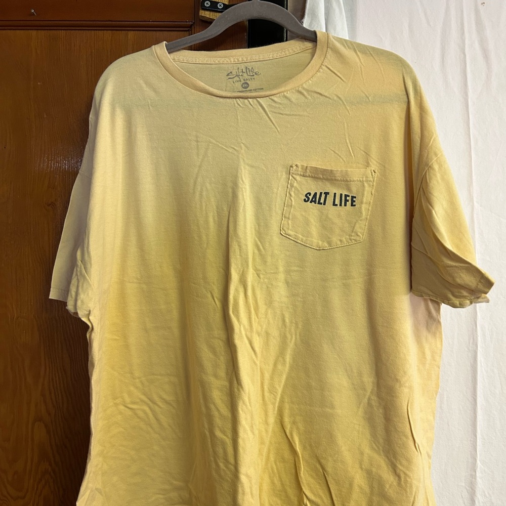 Salt Life Yellow Short Sleeve Tee
